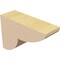 Ekena Millwork 2"W x 6"D x 4"H Classic Crestline Rough Cedar Woodgrain TimberThane Corbel, Primed Tan CORUR02X06X04CRERCPR - alternate 6